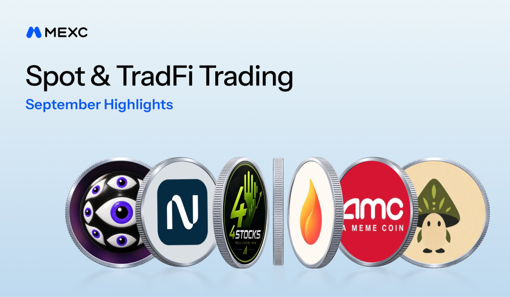 MEXC’s New-Token Trading Volume Rises 77% in September as Stock-Related Trading Expands Into On-Chain New-Token Markets